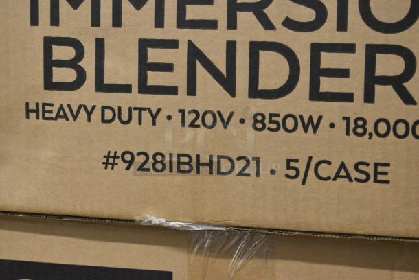 5 BRAND NEW SCRATCH AND DENT! AvaMix 928IBHD21 21" Heavy-Duty Variable Speed Immersion Blender - 1 1/4 hp. 120 Volts, 1 Phase. 5 Times Your Bid! - Image 10 of 10