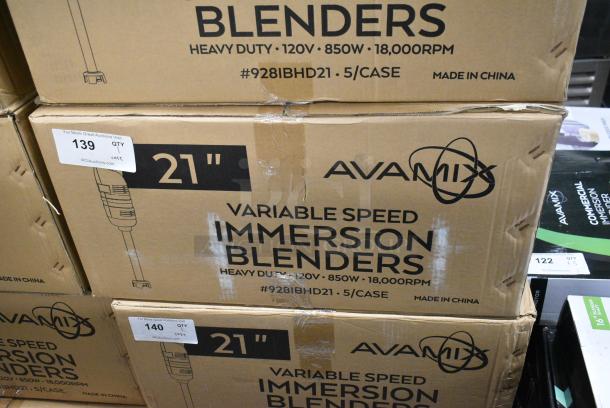 5 BRAND NEW SCRATCH AND DENT! AvaMix 928IBHD21 21" Heavy-Duty Variable Speed Immersion Blender - 1 1/4 hp. 120 Volts, 1 Phase. 5 Times Your Bid! - Image 9 of 10