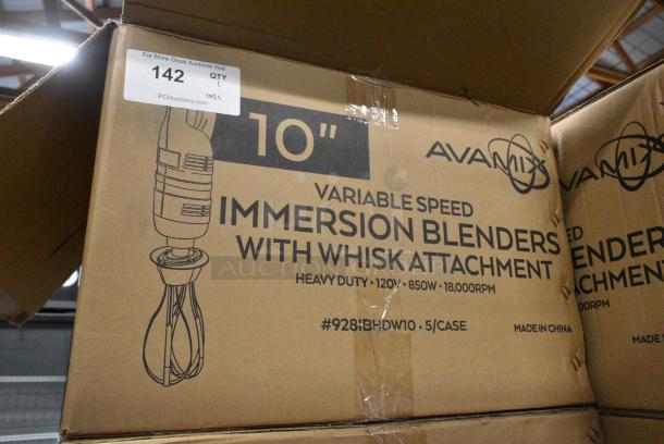 5 BRAND NEW SCRATCH AND DENT! AvaMix 928IBHDW10 Heavy-Duty Variable Speed Immersion Blender with 10" Whisk - 1 1/4 hp. 120 Volts, 1 Phase. 5 Times Your Bid! - Image 2 of 12