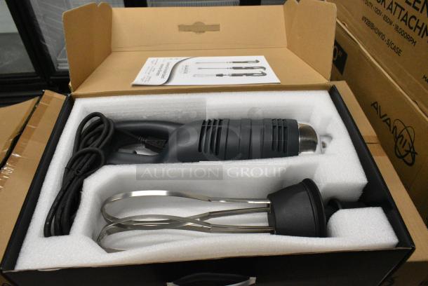 5 BRAND NEW SCRATCH AND DENT! AvaMix 928IBHDW10 Heavy-Duty Variable Speed Immersion Blender with 10" Whisk - 1 1/4 hp. 120 Volts, 1 Phase. 5 Times Your Bid! - Image 1 of 12