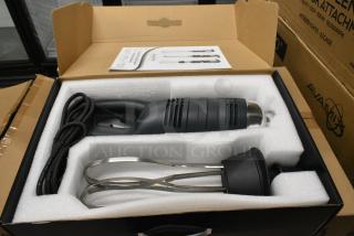5 BRAND NEW SCRATCH AND DENT! AvaMix 928IBHDW10 Heavy-Duty Variable Speed Immersion Blender with 10" Whisk - 1 1/4 hp. 120 Volts, 1 Phase. 5 Times Your Bid!