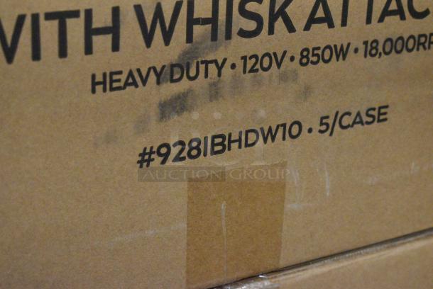 5 BRAND NEW SCRATCH AND DENT! AvaMix 928IBHDW10 Heavy-Duty Variable Speed Immersion Blender with 10" Whisk - 1 1/4 hp. 120 Volts, 1 Phase. 5 Times Your Bid! - Image 12 of 12