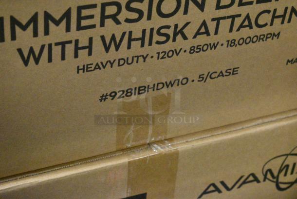 5 BRAND NEW SCRATCH AND DENT! AvaMix 928IBHDW10 Heavy-Duty Variable Speed Immersion Blender with 10" Whisk - 1 1/4 hp. 120 Volts, 1 Phase. 5 Times Your Bid! - Image 12 of 12