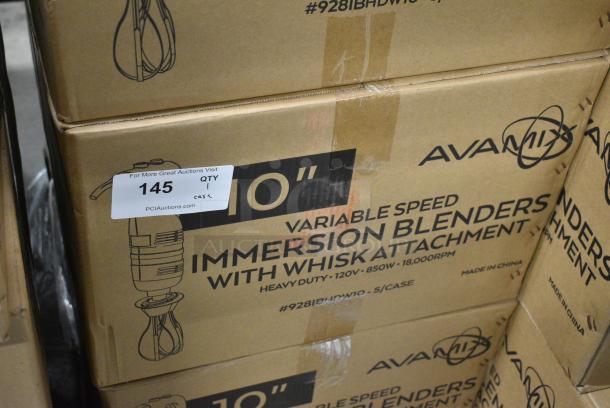 5 BRAND NEW SCRATCH AND DENT! AvaMix 928IBHDW10 Heavy-Duty Variable Speed Immersion Blender with 10" Whisk - 1 1/4 hp. 120 Volts, 1 Phase. 5 Times Your Bid! - Image 11 of 12