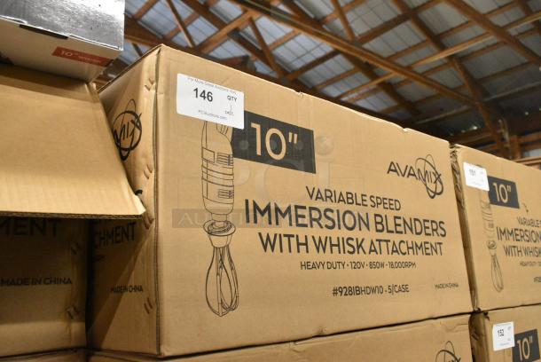 5 BRAND NEW SCRATCH AND DENT! AvaMix 928IBHDW10 Heavy-Duty Variable Speed Immersion Blender with 10" Whisk - 1 1/4 hp. 120 Volts, 1 Phase. 5 Times Your Bid! - Image 11 of 12