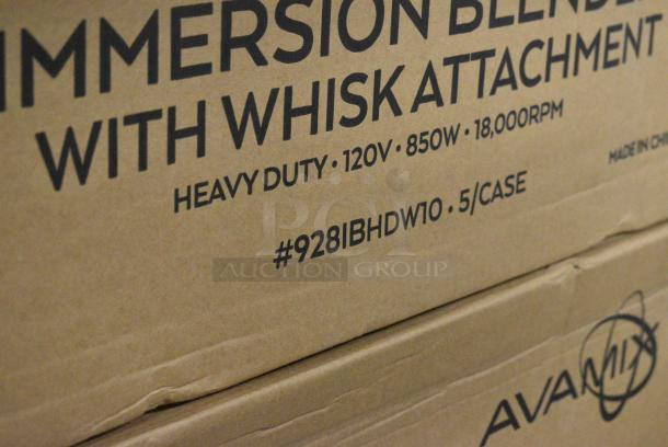 5 BRAND NEW SCRATCH AND DENT! AvaMix 928IBHDW10 Heavy-Duty Variable Speed Immersion Blender with 10" Whisk - 1 1/4 hp. 120 Volts, 1 Phase. 5 Times Your Bid! - Image 12 of 12