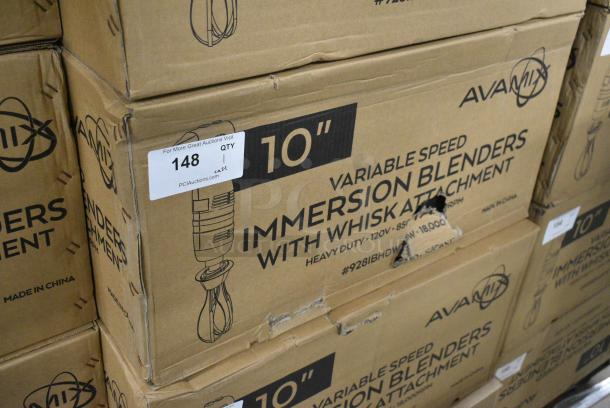 5 BRAND NEW SCRATCH AND DENT! AvaMix 928IBHDW10 Heavy-Duty Variable Speed Immersion Blender with 10" Whisk - 1 1/4 hp. 120 Volts, 1 Phase. 5 Times Your Bid! - Image 11 of 12