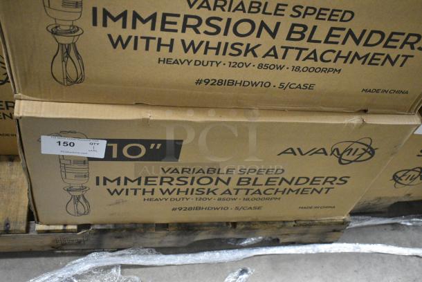 5 BRAND NEW SCRATCH AND DENT! AvaMix 928IBHDW10 Heavy-Duty Variable Speed Immersion Blender with 10" Whisk - 1 1/4 hp. 120 Volts, 1 Phase. 5 Times Your Bid! - Image 11 of 12