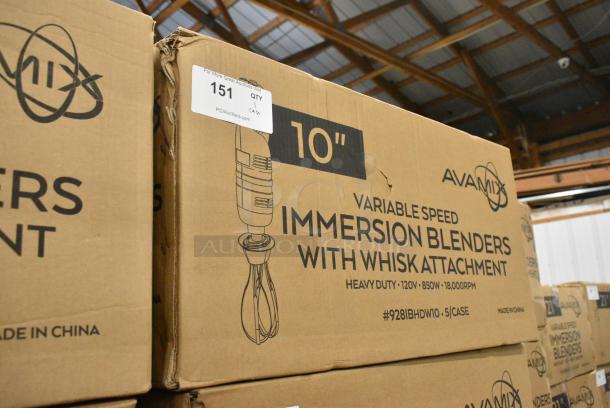 5 BRAND NEW SCRATCH AND DENT! AvaMix 928IBHDW10 Heavy-Duty Variable Speed Immersion Blender with 10" Whisk - 1 1/4 hp. 120 Volts, 1 Phase. 5 Times Your Bid! - Image 11 of 12