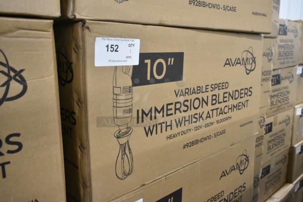 5 BRAND NEW SCRATCH AND DENT! AvaMix 928IBHDW10 Heavy-Duty Variable Speed Immersion Blender with 10" Whisk - 1 1/4 hp. 120 Volts, 1 Phase. 5 Times Your Bid! - Image 11 of 12