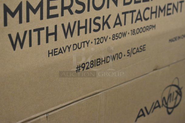 5 BRAND NEW SCRATCH AND DENT! AvaMix 928IBHDW10 Heavy-Duty Variable Speed Immersion Blender with 10" Whisk - 1 1/4 hp. 120 Volts, 1 Phase. 5 Times Your Bid! - Image 12 of 12