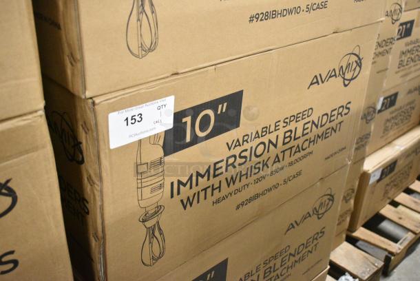 5 BRAND NEW SCRATCH AND DENT! AvaMix 928IBHDW10 Heavy-Duty Variable Speed Immersion Blender with 10" Whisk - 1 1/4 hp. 120 Volts, 1 Phase. 5 Times Your Bid! - Image 11 of 12