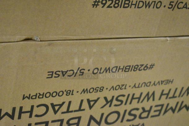 5 BRAND NEW SCRATCH AND DENT! AvaMix 928IBHDW10 Heavy-Duty Variable Speed Immersion Blender with 10" Whisk - 1 1/4 hp. 120 Volts, 1 Phase. 5 Times Your Bid! - Image 12 of 12