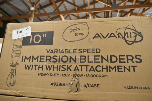 5 BRAND NEW SCRATCH AND DENT! AvaMix 928IBHDW10 Heavy-Duty Variable Speed Immersion Blender with 10" Whisk - 1 1/4 hp. 120 Volts, 1 Phase. 5 Times Your Bid! - Image 11 of 12
