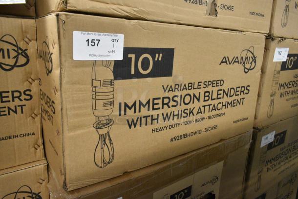 5 BRAND NEW SCRATCH AND DENT! AvaMix 928IBHDW10 Heavy-Duty Variable Speed Immersion Blender with 10" Whisk - 1 1/4 hp. 120 Volts, 1 Phase. 5 Times Your Bid! - Image 11 of 12