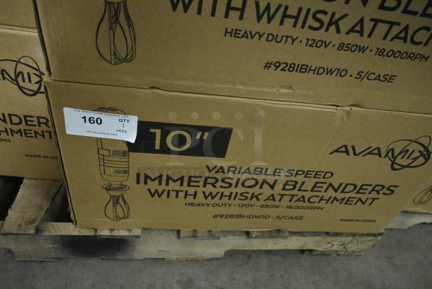5 BRAND NEW SCRATCH AND DENT! AvaMix 928IBHDW10 Heavy-Duty Variable Speed Immersion Blender with 10" Whisk - 1 1/4 hp. 120 Volts, 1 Phase. 5 Times Your Bid! - Image 11 of 12