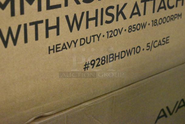 5 BRAND NEW SCRATCH AND DENT! AvaMix 928IBHDW10 Heavy-Duty Variable Speed Immersion Blender with 10" Whisk - 1 1/4 hp. 120 Volts, 1 Phase. 5 Times Your Bid! - Image 12 of 12