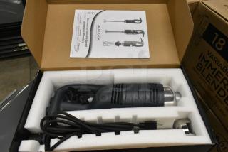 5 BRAND NEW SCRATCH AND DENT! AvaMix 928IBHD18 18" Heavy-Duty Variable Speed Immersion Blender - 1 1/4 hp. 120 Volts, 1 Phase. 5 Times Your Bid!