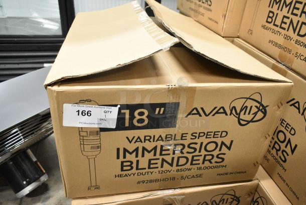 5 BRAND NEW SCRATCH AND DENT! AvaMix 928IBHD18 18" Heavy-Duty Variable Speed Immersion Blender - 1 1/4 hp. 120 Volts, 1 Phase. 5 Times Your Bid! - Image 2 of 13