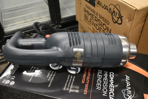 5 BRAND NEW SCRATCH AND DENT! AvaMix 928IBHD18 18" Heavy-Duty Variable Speed Immersion Blender - 1 1/4 hp. 120 Volts, 1 Phase. 5 Times Your Bid! - Image 11 of 13