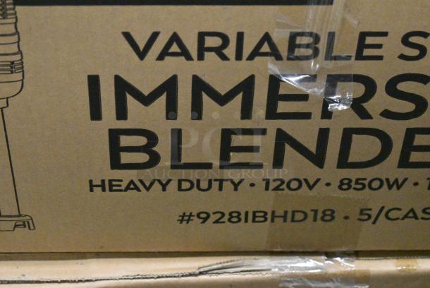 5 BRAND NEW SCRATCH AND DENT! AvaMix 928IBHD18 18" Heavy-Duty Variable Speed Immersion Blender - 1 1/4 hp. 120 Volts, 1 Phase. 5 Times Your Bid! - Image 13 of 13