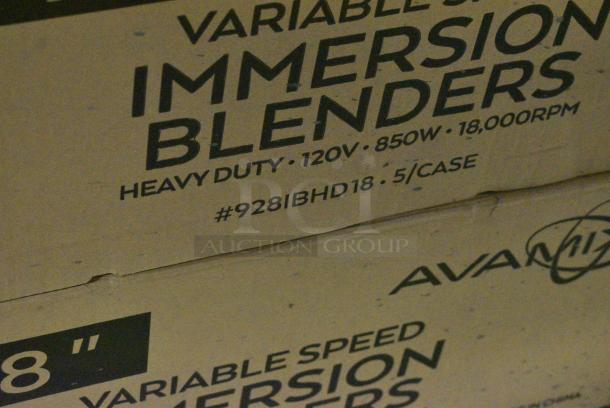 5 BRAND NEW SCRATCH AND DENT! AvaMix 928IBHD18 18" Heavy-Duty Variable Speed Immersion Blender - 1 1/4 hp. 120 Volts, 1 Phase. 5 Times Your Bid! - Image 13 of 13