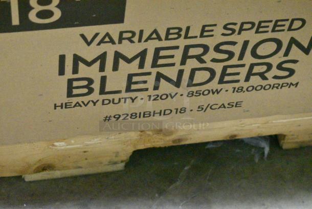 5 BRAND NEW SCRATCH AND DENT! AvaMix 928IBHD18 18" Heavy-Duty Variable Speed Immersion Blender - 1 1/4 hp. 120 Volts, 1 Phase. 5 Times Your Bid! - Image 13 of 13