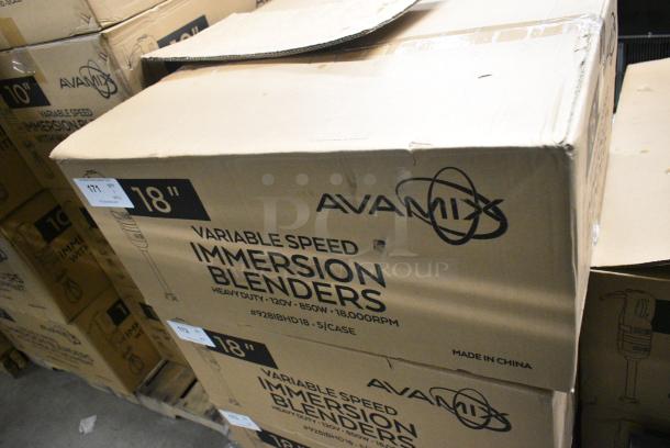 5 BRAND NEW SCRATCH AND DENT! AvaMix 928IBHD18 18" Heavy-Duty Variable Speed Immersion Blender - 1 1/4 hp. 120 Volts, 1 Phase. 5 Times Your Bid! - Image 12 of 13