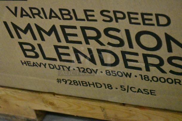 5 BRAND NEW SCRATCH AND DENT! AvaMix 928IBHD18 18" Heavy-Duty Variable Speed Immersion Blender - 1 1/4 hp. 120 Volts, 1 Phase. 5 Times Your Bid! - Image 13 of 13