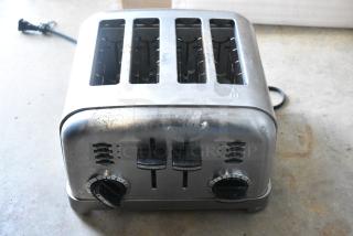 Cuisinart CPT-180 Metal Countertop 4 Slot Toaster. 120 Volts, 1 Phase.