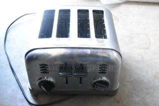 Cuisinart CPT-180 Metal Countertop 4 Slot Toaster. 120 Volts, 1 Phase.