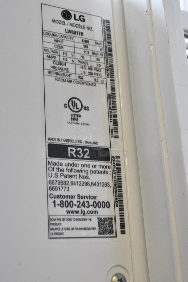2 CoastAir CMW051C / LG LW6017R Window Mounted Air Conditioners. 115 Volts, 1 Phase. 2 Times Your Bid! Tested and Working! - Image 10 of 10