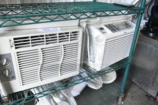 2 General Electric AEL05LVL1 / LG LW6017R Window Mounted Air Conditioners. 115 Volts, 1 Phase. 2 Times Your Bid! Tested and Working!