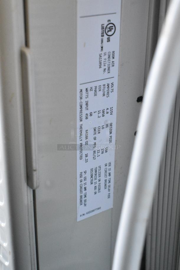 2 General Electric AEL05LVL1 / LG LW6017R Window Mounted Air Conditioners. 115 Volts, 1 Phase. 2 Times Your Bid! Tested and Working! - Image 8 of 12
