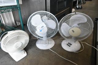 3 Fans Including Lasko, SMC, Living Accents. 3 Times Your Bid! Tested and Working!