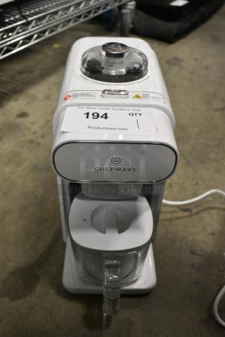 Chefwave CW-NMM Milkmade Non-Dairy Milk Maker with 6 Plant-Based Programs. 120 Volts, 1 Phase. - Item #1178088
