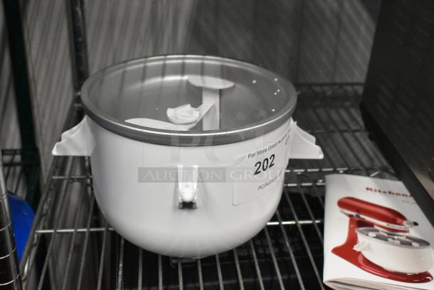 KitchenAid Mixing Bowl w/ Mixing Paddle. - Image 3 of 5