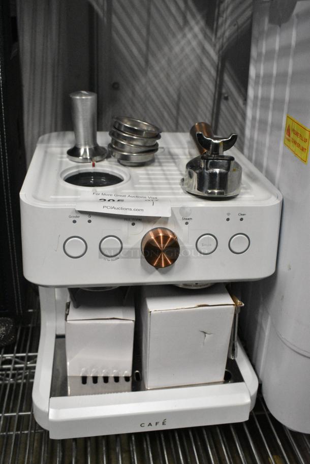 Cafe C7CESAS4R1W3 Bellissimo Semi Automatic Espresso Machine + Milk Frother. 120 Volts, 1 Phase. - Image 1 of 10