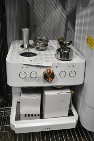 Cafe C7CESAS4R1W3 Bellissimo Semi Automatic Espresso Machine + Milk Frother. 120 Volts, 1 Phase.