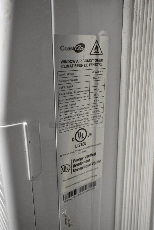 CoastAir CEW061CS Window Mount Air Conditioner. 115 Volts, 1 Phase. Tested and Working! - Image 6 of 7