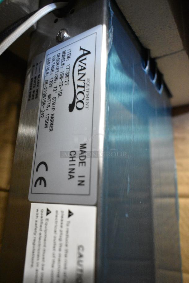 4 BRAND NEW SCRATCH AND DENT! Avantco 177SW72T 72" High Wattage Strip Warmer with On/Off Toggle Controls. 120 Volts, 1 Phase. 4 Times Your Bid! - Image 4 of 5