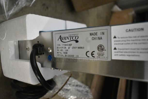 4 BRAND NEW SCRATCH AND DENT! Avantco 177SW60INCP 60" Strip Warmer with Adjustable Infinite Control. 120 Volts, 1 Phase. 4 Times Your Bid! - Image 3 of 3