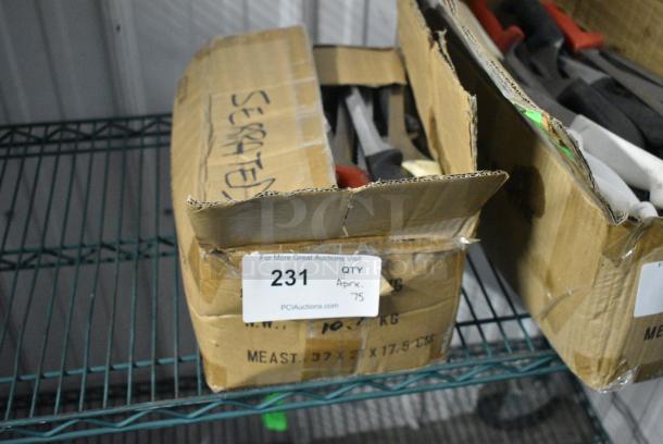 75 SHARPENED Stainless Steel Knives Including Serrated Bread Knife. 75 Times Your Bid! - Image 3 of 4