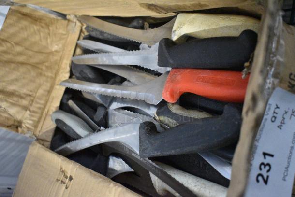 75 SHARPENED Stainless Steel Knives Including Serrated Bread Knife. 75 Times Your Bid! - Image 4 of 4