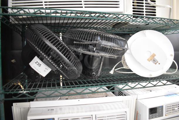 3 Fans Including Hampton Bay TP121A, FT30-8MBA, Lasko. 120 Volts, 1 Phase. 3 Times Your Bid! Tested and Working! - Image 2 of 11