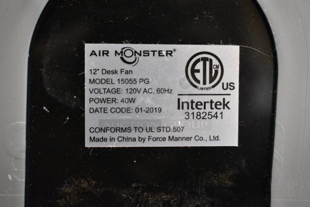 3 Fans Including 2 Air Monster 15055PG, 3 Times Your Bid! Tested and Working! - Image 10 of 10