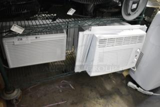 2 LG LW6017R / General Electric AHTC05AAQ2 Window Mount Air Conditioners. 115 Volts, 1 Phase. 2 Times Your Bid! Tested and Working!