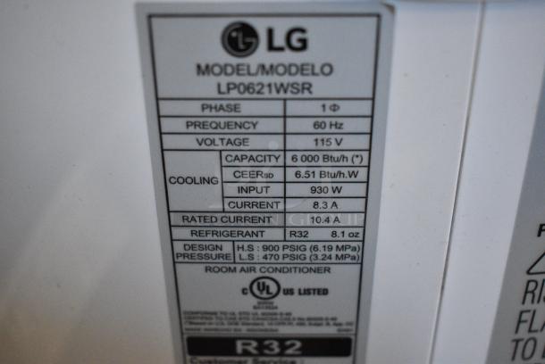 2 Oslo OSP1-10 / LG LP0621WSR Portable Air Conditioner. 115 Volts, 1 Phase. 2 Times Your Bid! Tested and Working! - Image 7 of 7