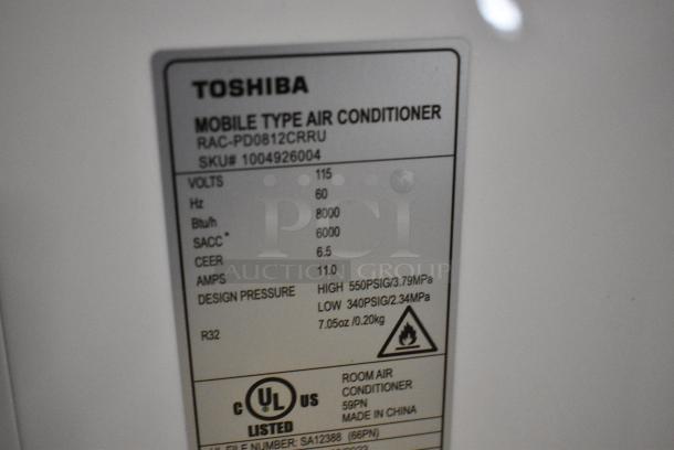 2 Toshiba RAC-PD0812CRRU / Hisense AP1419CW1G Portable Air Conditioner. 115 Volts, 1 Phase. 2 Times Your Bid! Tested and Working! - Image 3 of 7