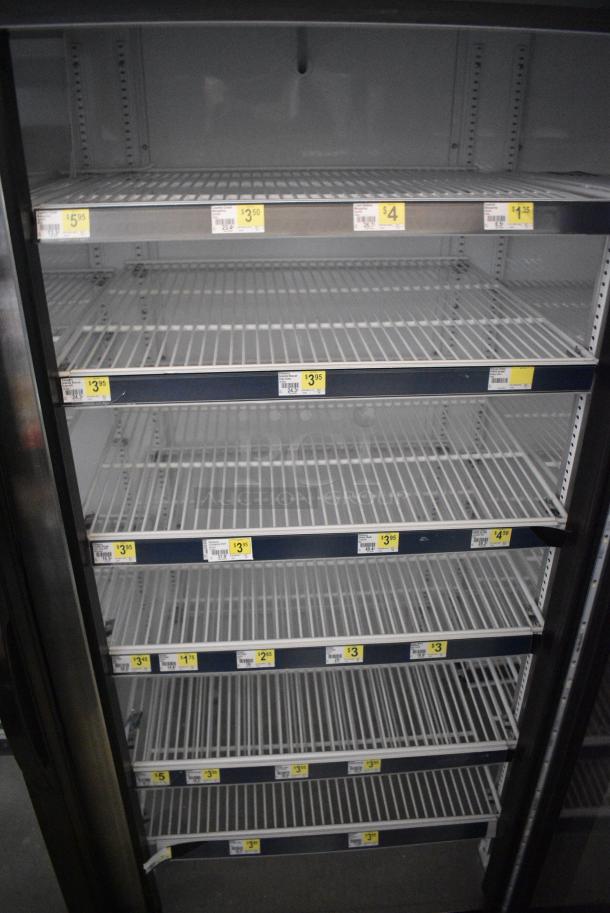 2018 True GDM-72-HC Metal Commercial 3 Door Reach In Cooler Merchandiser w/ Poly Coated Racks. 115 Volts, 1 Phase. Tested and Working! - Image 7 of 10